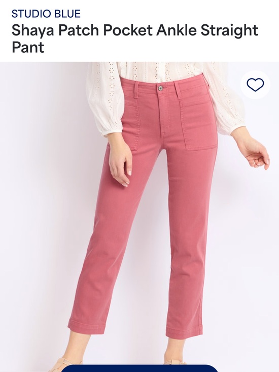 studio blue Pants - Studio Blue Shaya Patch Pocket Pant